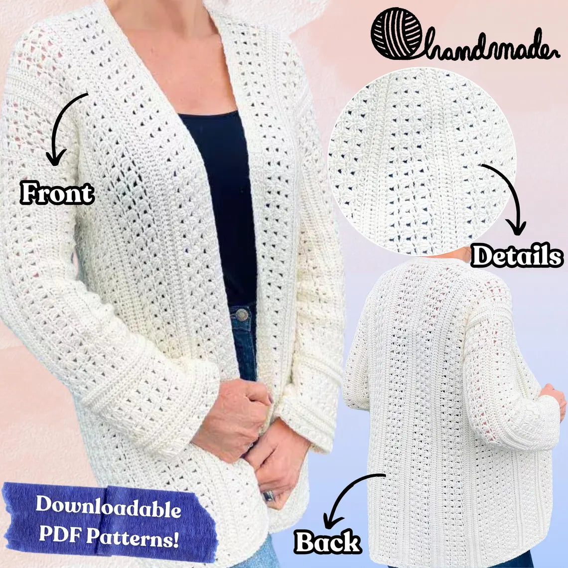Venetian Vibes Crochet Cardigan